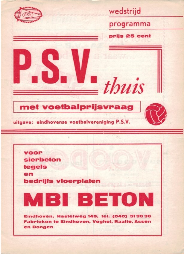 AZ Programma 8-apr-1973 PSV uit